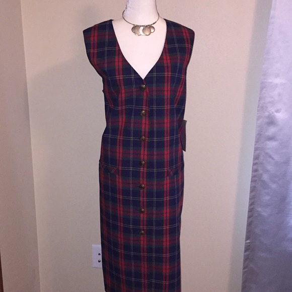 Plaid Dress Size 14